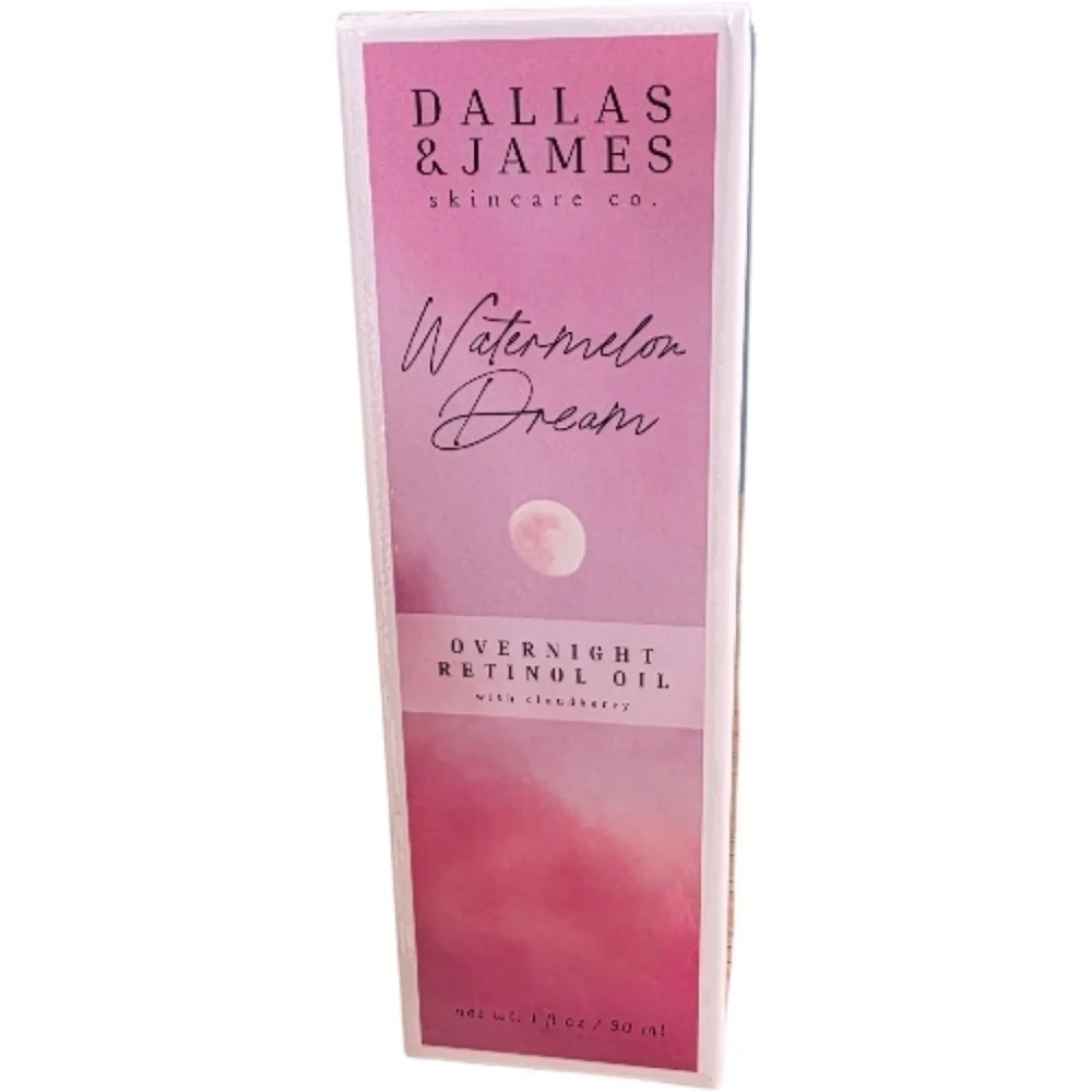 Dallas & James Skincare Co Watermelon Dream Overnight Retinol Oil 1 fl oz NEW - Picture 2 of 7
